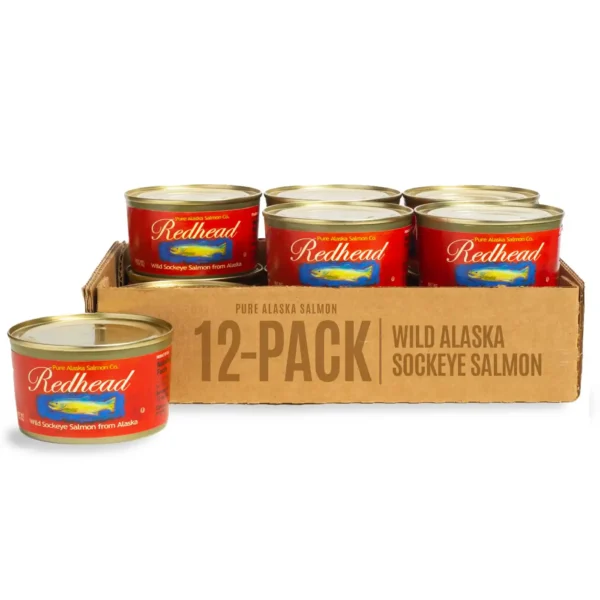 Redhead Wild Alaska Sockeye Salmon - Traditional